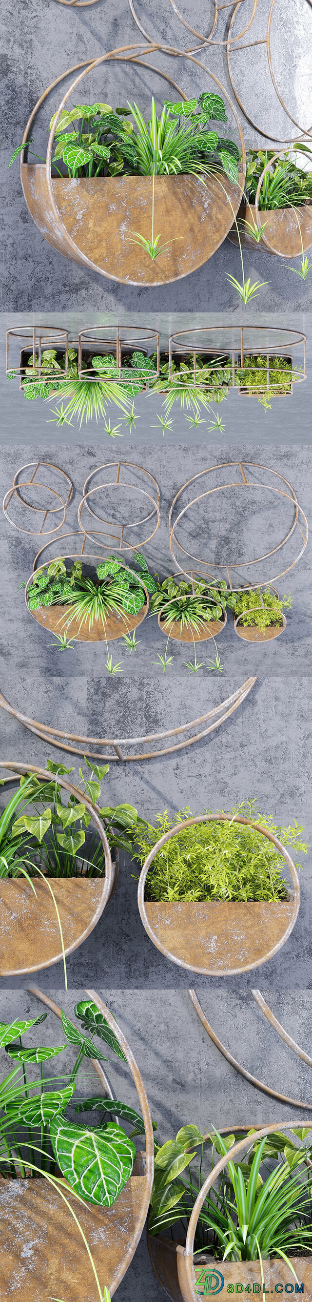 Circle shelves 3D Models