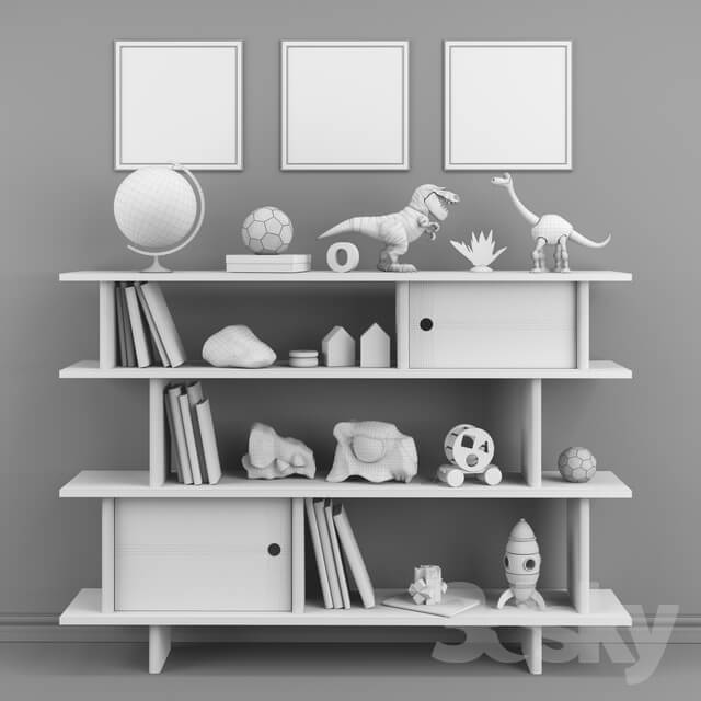 Miscellaneous Toys and furniture set 8