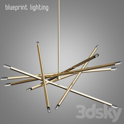 Chandelier by Blueprint Lighting Pendant light 3D Models 