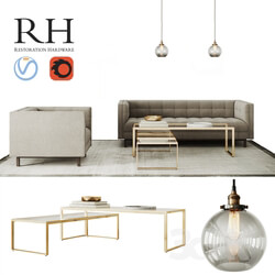 Other Restoration Hardware Madison sofa set 
