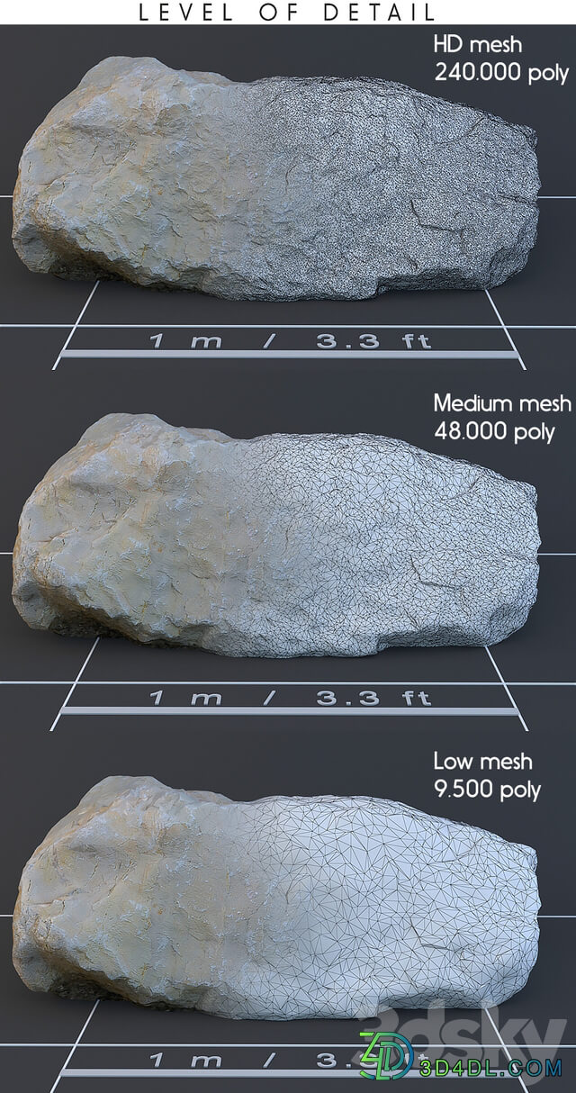 Stone 06 3D Models