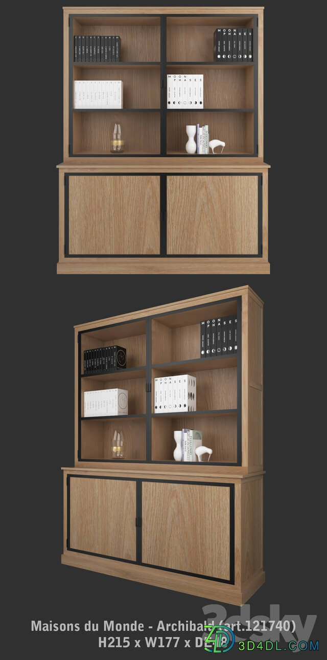Wardrobe Display cabinets Maisons du Monde set 32