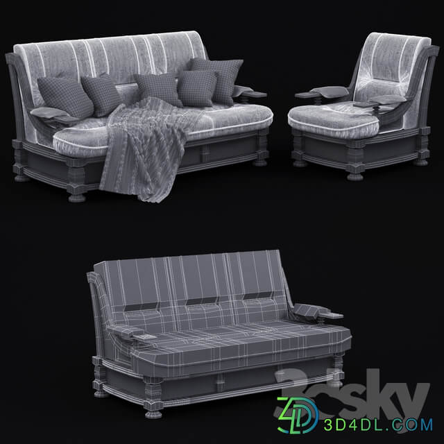 Set of upholstered furniture PRESIDENT Milana group