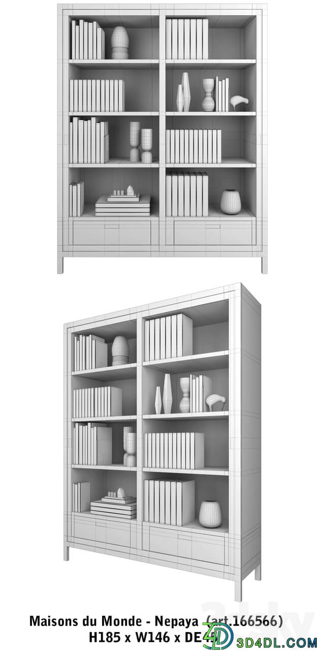 Wardrobe Display cabinets Maisons du Monde set 33