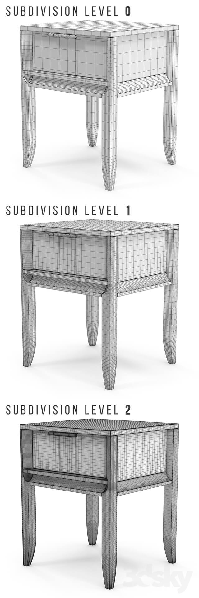 Sideboard Chest of drawer Bedside table City