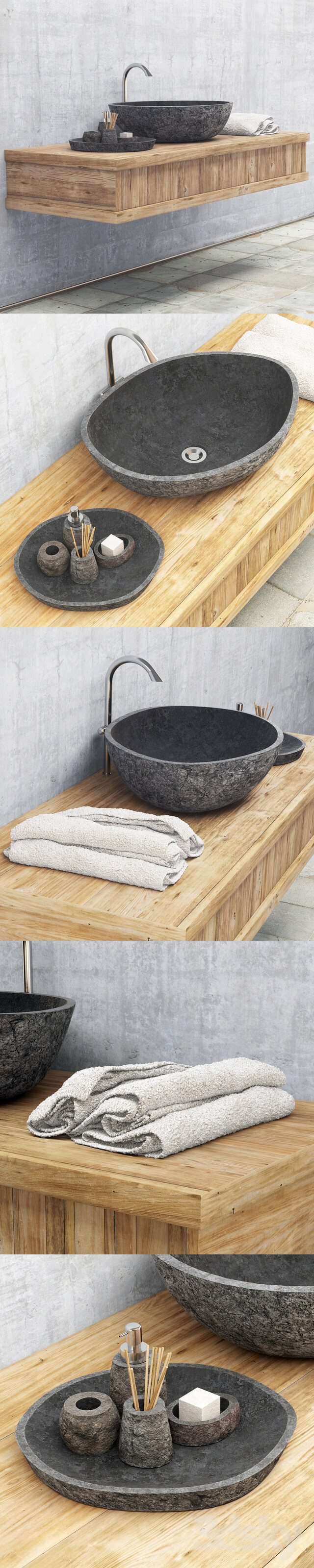 Stone washing Stone washbasin