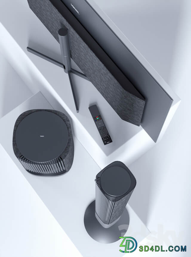 LOEWE TV set Bild 7.55 and speakers Klang 5