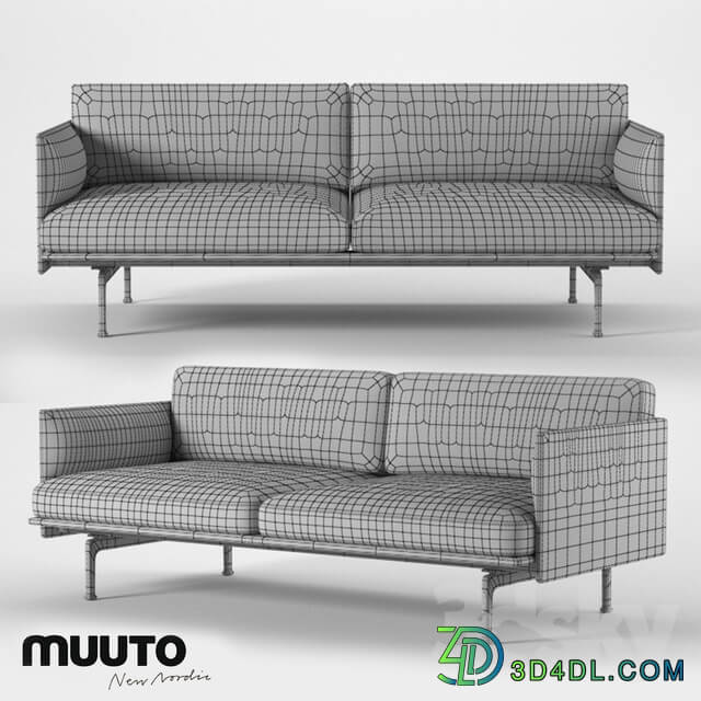 Muuto outline series sofa 170