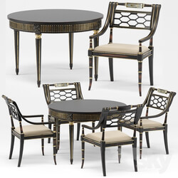 Table Chair Sophy s Regency Armchair Gustavian Round Dining Table 