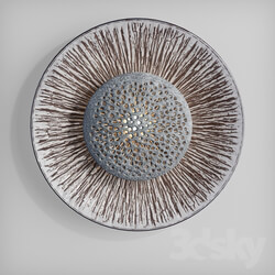 Danish ceramic wall sconce 