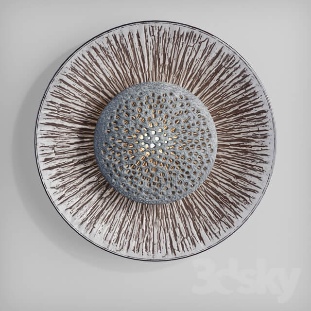 Danish ceramic wall sconce
