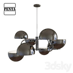 ELISABETH large pendant by Penta Pendant light 3D Models 
