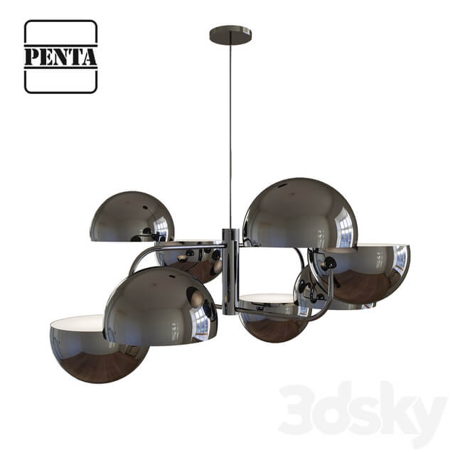 ELISABETH large pendant by Penta Pendant light 3D Models