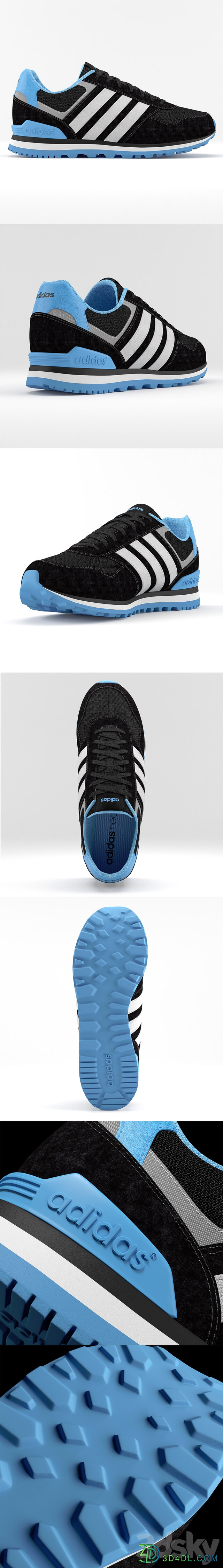 Sneakers Adidas Neo Footwear 3D Models