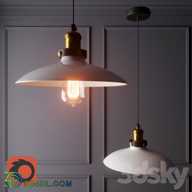 Lussole Loft IX LSP 9605 Pendant light 3D Models