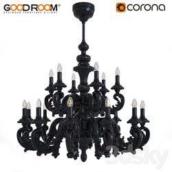 Gothic Chandelier Pendant light 3D Models 