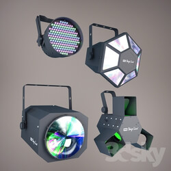 Monacor PARL56DMX LED 320RGBW LED 345RGBW LED 300RGB 