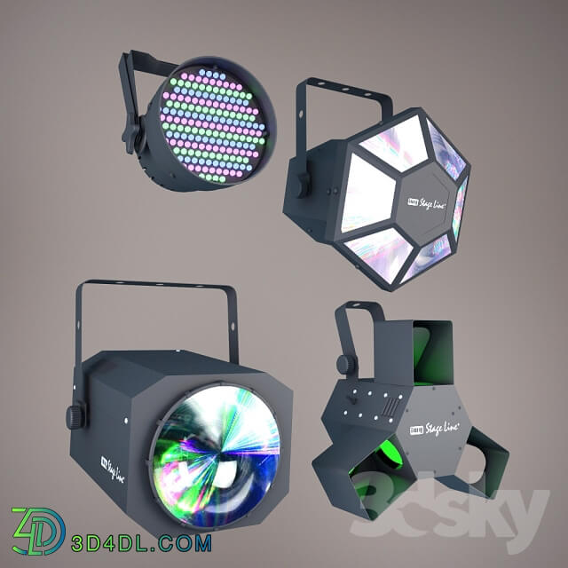 Monacor PARL56DMX LED 320RGBW LED 345RGBW LED 300RGB