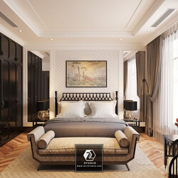  Bedroom Interior by Nguyen Van Dung 