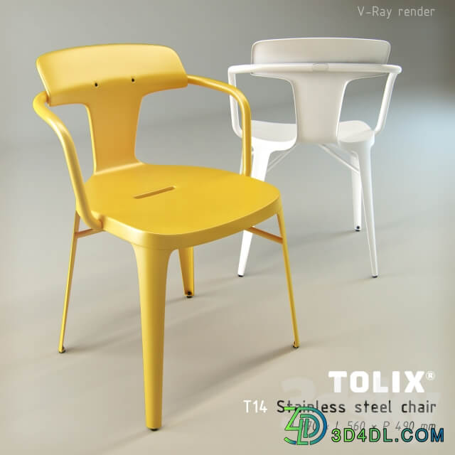 tolix t14 stainless steel