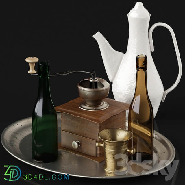 Vintage kitchen props