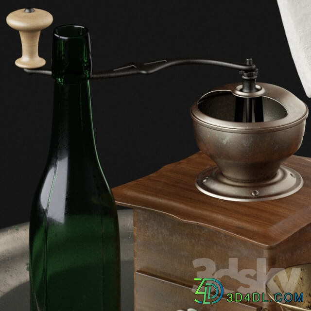 Vintage kitchen props