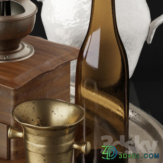 Vintage kitchen props