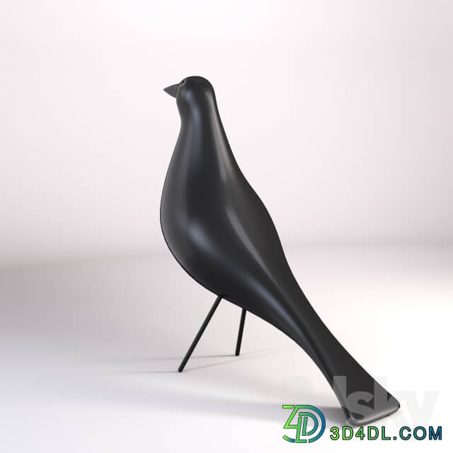 Other decorative objects EAMES black wooden bird