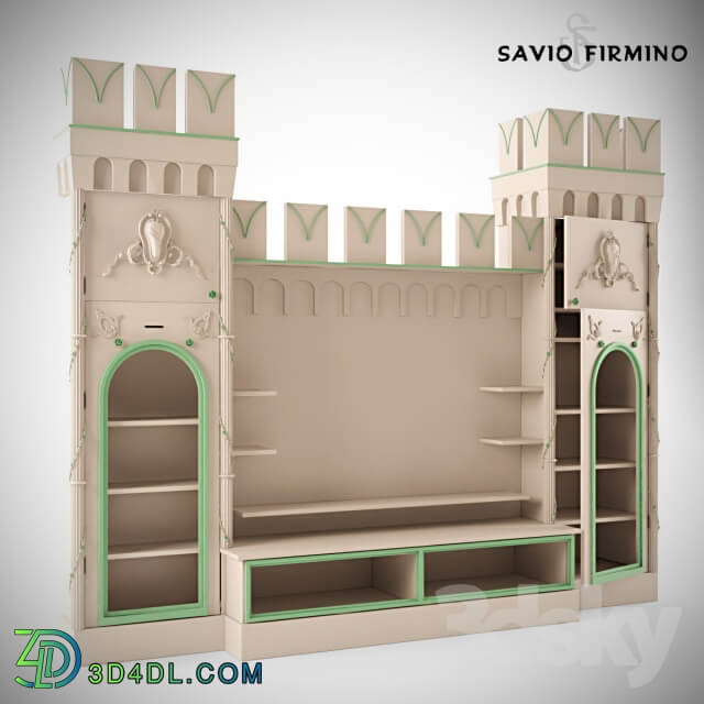 Children 39 s furniture quot Castle quot Savio Firmino. TV wall