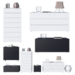 Sideboard Chest of drawer POLIFORM NIGHT COMPLEMENTS DREAM 