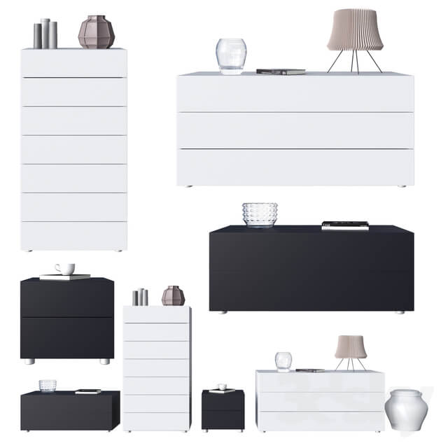 Sideboard Chest of drawer POLIFORM NIGHT COMPLEMENTS DREAM
