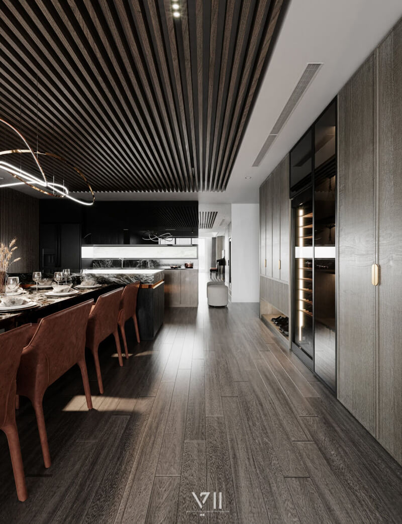 3D Interior Kitchen – Livingroom 296 Scene 3dsmax By Tuan Anh Nguyen