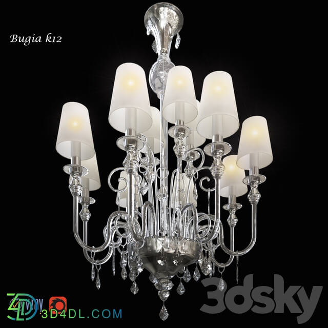 chandelier DeMajo Bugia k12 Pendant light 3D Models