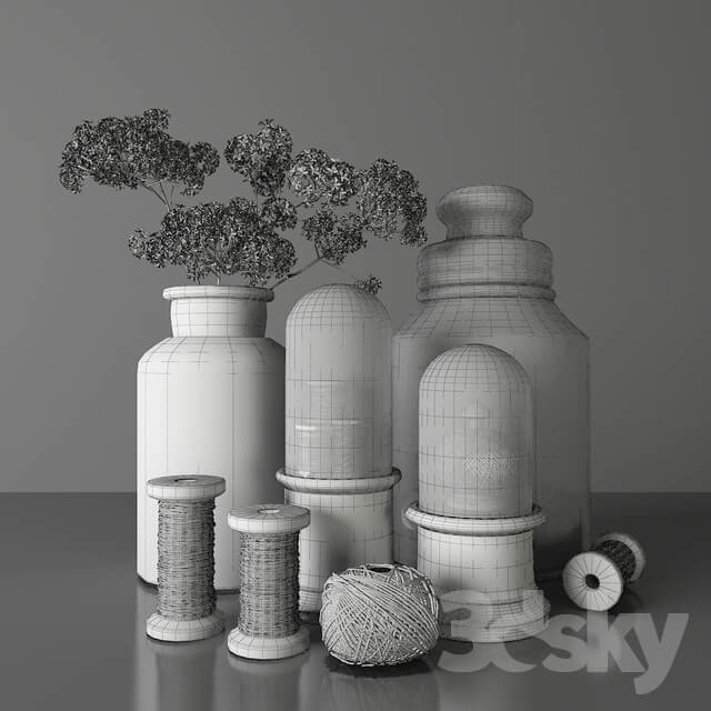 Vintage decorative set 10