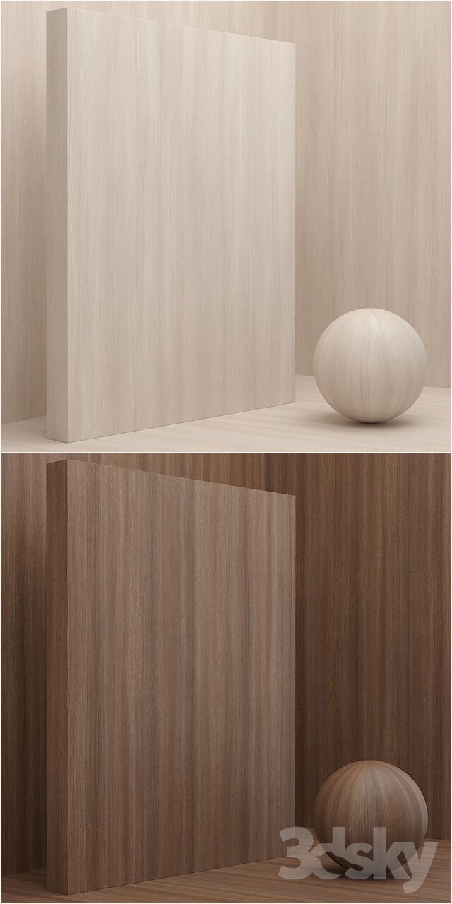 Material wood veneer seamless set 9