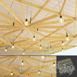 Miscellaneous Wooden suspended ceiling 5 