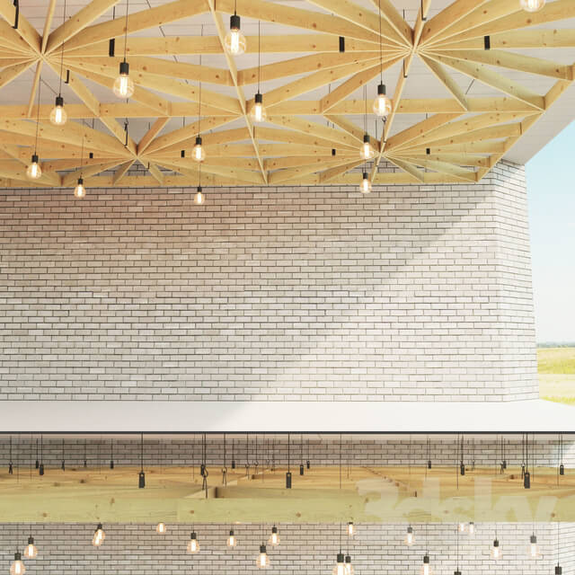 Miscellaneous Wooden suspended ceiling 5