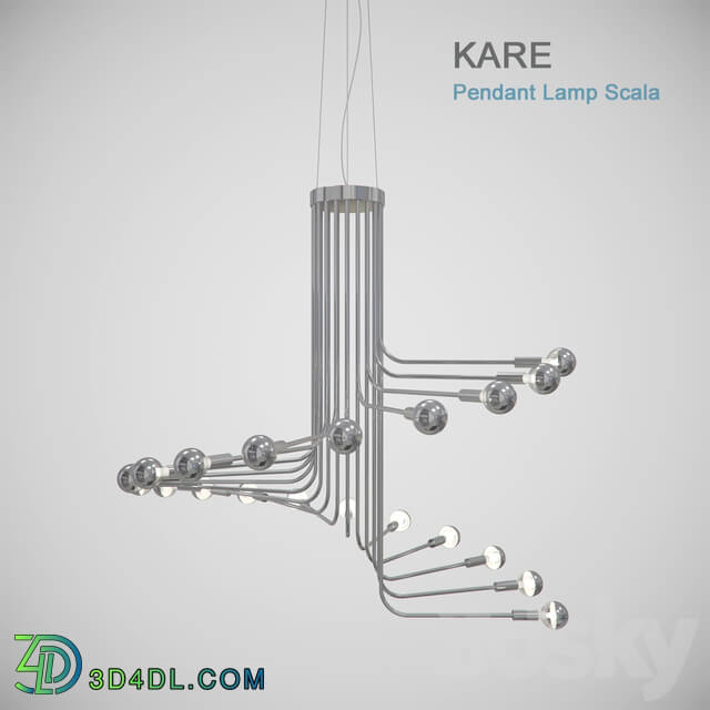 KARE Pendant Lamp Scala Pendant light 3D Models