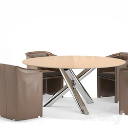 Table Chair minotti case hair van dyck table 