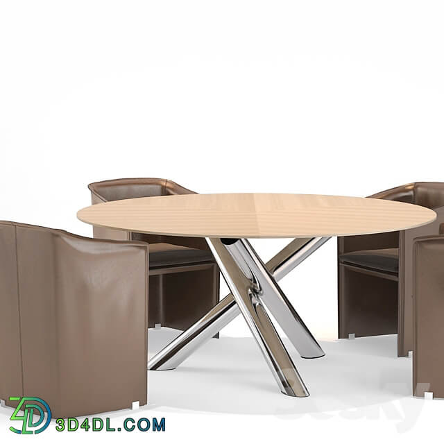 Table Chair minotti case hair van dyck table