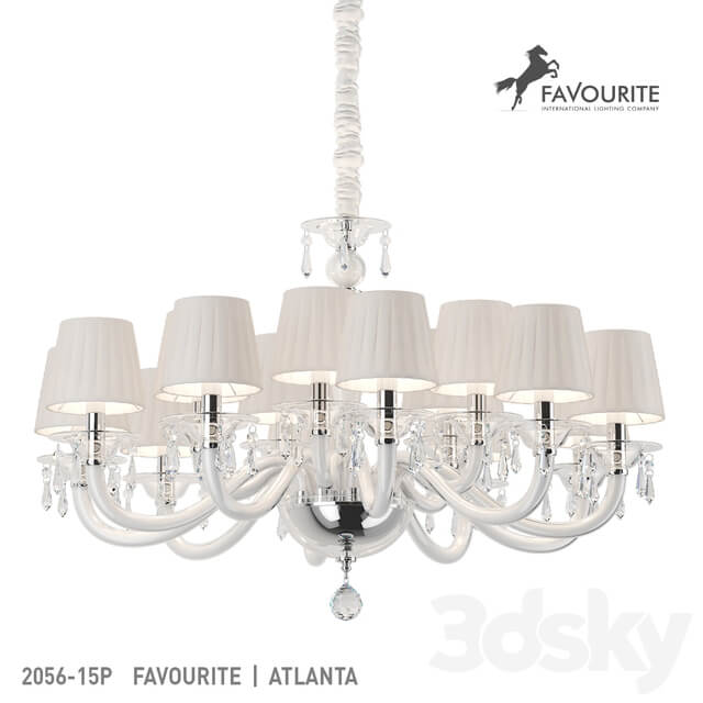Favorite 2056 15P Pendant light 3D Models