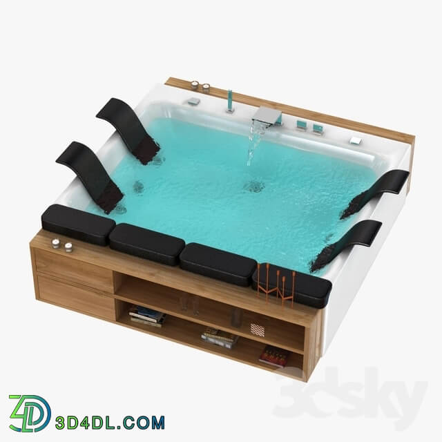 blubleu thai art bath jacuzzi