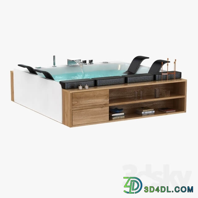 blubleu thai art bath jacuzzi