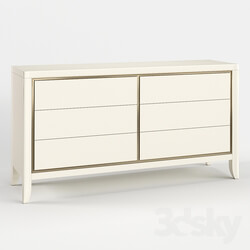 Sideboard Chest of drawer White White Caracole 