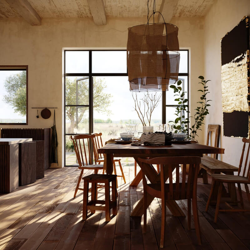  3D Interior Kitchen Room by Quoc Dang