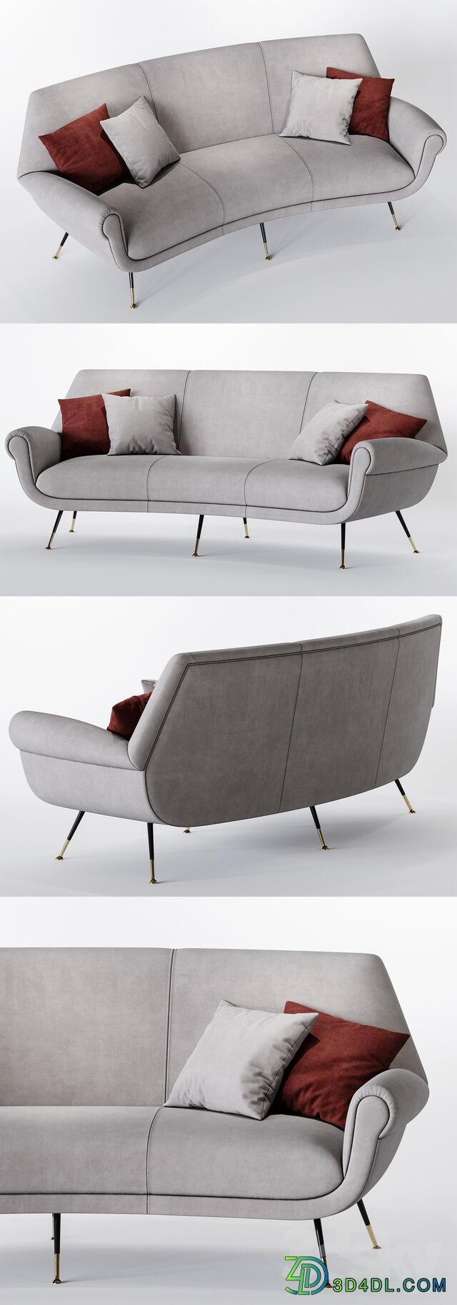 Minotti Albert Angled Sofa