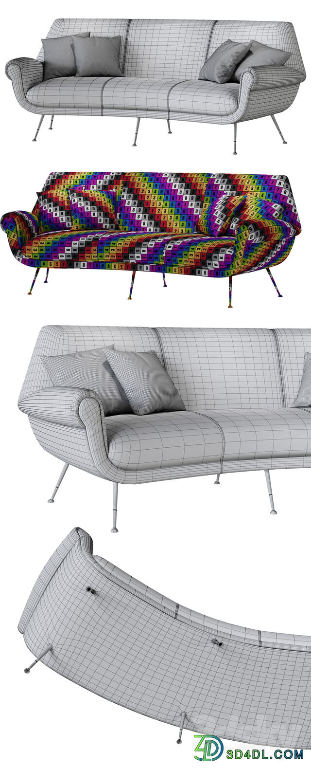 Minotti Albert Angled Sofa