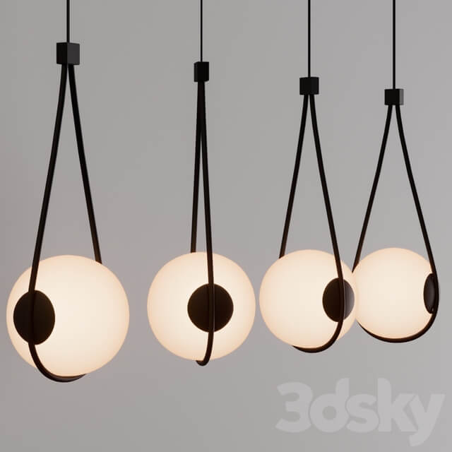 Corda lamp Pendant light 3D Models