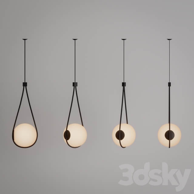 Corda lamp Pendant light 3D Models