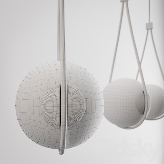 Corda lamp Pendant light 3D Models
